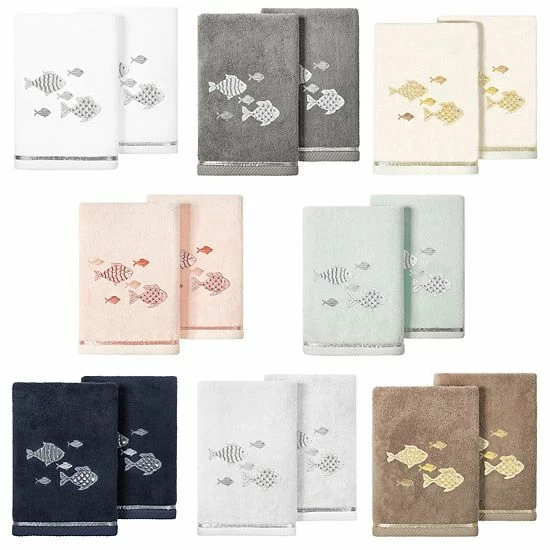 Linum Home Textiles Turkish Cotton Figi 2-piece Embellished Hand Towel Set Blush Linum Home Textiles Turkish Cotton Figi 2-piece Embellished Hand Towel Set Blush -Linum Home Textiles store unnamed file 6175