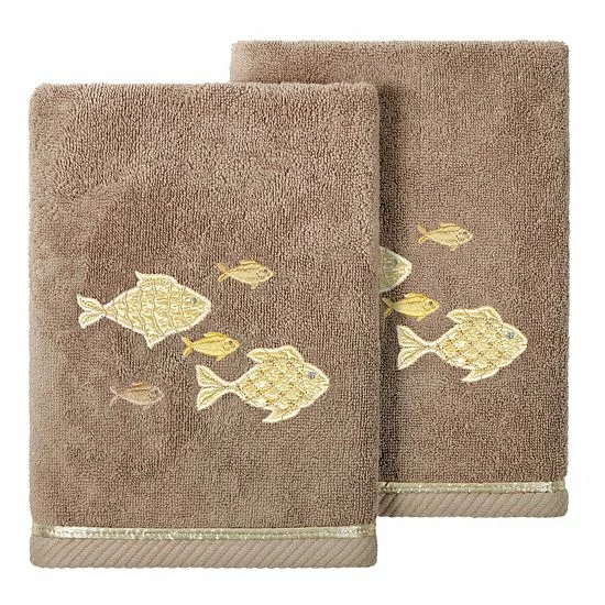 Linum Home Textiles Turkish Cotton Figi 2-piece Embellished Hand Towel Set Blush Linum Home Textiles Turkish Cotton Figi 2-piece Embellished Hand Towel Set Blush -Linum Home Textiles store unnamed file 6182