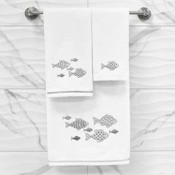 Linum Home Textiles Turkish Cotton Figi 3-piece Embellished Towel Set Marine 2 Linum Home Textiles Turkish Cotton Figi 3-piece Embellished Towel Set Marine -Linum Home Textiles store unnamed file 6198