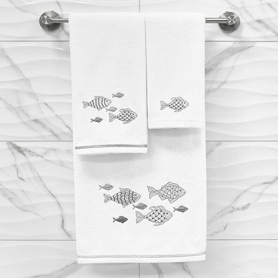 Linum Home Textiles Turkish Cotton Figi 3-piece Embellished Towel Set Marine Linum Home Textiles Turkish Cotton Figi 3-piece Embellished Towel Set Marine -Linum Home Textiles store unnamed file 6198
