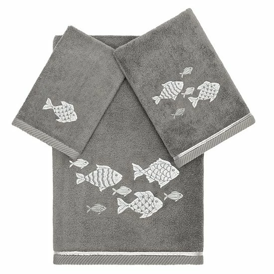 Linum Home Textiles Turkish Cotton Figi 3-piece Embellished Towel Set Marine Linum Home Textiles Turkish Cotton Figi 3-piece Embellished Towel Set Marine -Linum Home Textiles store unnamed file 6207