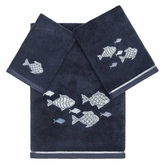Linum Home Textiles Turkish Cotton Figi 3-piece Embellished Towel Set Marine Linum Home Textiles Turkish Cotton Figi 3-piece Embellished Towel Set Marine -Linum Home Textiles store unnamed file 6208