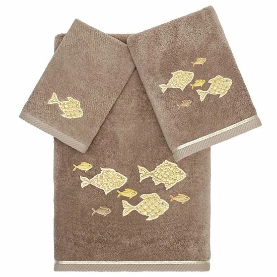 Linum Home Textiles Turkish Cotton Figi 3-piece Embellished Towel Set Marine Linum Home Textiles Turkish Cotton Figi 3-piece Embellished Towel Set Marine -Linum Home Textiles store unnamed file 6211