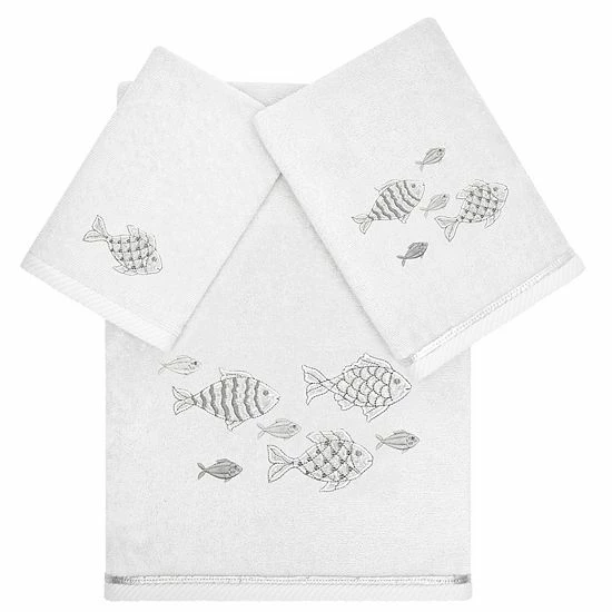 Linum Home Textiles Turkish Cotton Figi 3-piece Embellished Towel Set Marine Linum Home Textiles Turkish Cotton Figi 3-piece Embellished Towel Set Marine -Linum Home Textiles store unnamed file 6213