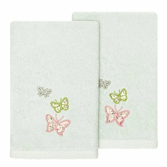 Linum Home Textiles Turkish Cotton Mariposa 2-piece Embellished Fingertip Towel Set Beige Linum Home Textiles Turkish Cotton Mariposa 2-piece Embellished Fingertip Towel Set Beige -Linum Home Textiles store unnamed file 6221