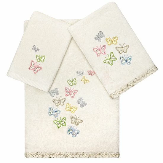 Linum Home Textiles Turkish Cotton Mariposa 3-piece Embellished Towel Set Beige Linum Home Textiles Turkish Cotton Mariposa 3-piece Embellished Towel Set Beige -Linum Home Textiles store unnamed file 6251