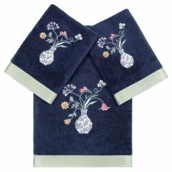 Linum Home Textiles Turkish Cotton Stella 3-piece Embellished Towel Set White -Linum Home Textiles store unnamed file 6288