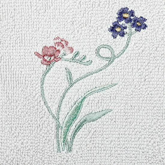 Linum Home Textiles Turkish Cotton Stella 2-piece Embellished Fingertip Towel Set Beige 4 Linum Home Textiles Turkish Cotton Stella 2-piece Embellished Fingertip Towel Set Beige - Image 4