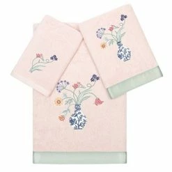 Linum Home Textiles Turkish Cotton Stella 3-piece Embellished Towel Set Silver -Linum Home Textiles store unnamed file 6344