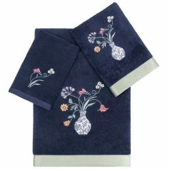 Linum Home Textiles Turkish Cotton Stella 3-piece Embellished Towel Set Silver -Linum Home Textiles store unnamed file 6345