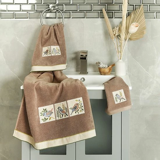 Linum Home Textiles Turkish Cotton Belinda 4-piece Embellished Towel Set Charcoal Linum Home Textiles Turkish Cotton Belinda 4-piece Embellished Towel Set Charcoal -Linum Home Textiles store unnamed file 6349