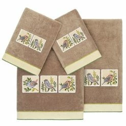 Linum Home Textiles Turkish Cotton Belinda 4-piece Embellished Towel Set Charcoal 9 Linum Home Textiles Turkish Cotton Belinda 4-piece Embellished Towel Set Charcoal -Linum Home Textiles store unnamed file 6357