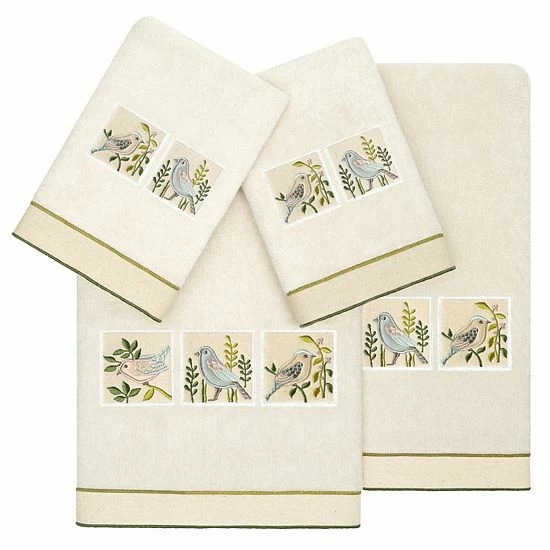 Linum Home Textiles Turkish Cotton Belinda 4-piece Embellished Towel Set Charcoal Linum Home Textiles Turkish Cotton Belinda 4-piece Embellished Towel Set Charcoal -Linum Home Textiles store unnamed file 6360