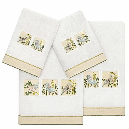 Linum Home Textiles Turkish Cotton Belinda 4-piece Embellished Towel Set Charcoal Linum Home Textiles Turkish Cotton Belinda 4-piece Embellished Towel Set Charcoal -Linum Home Textiles store unnamed file 6362