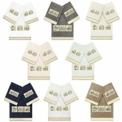 Linum Home Textiles Turkish Cotton Belinda 3-piece Embellished Towel Set Charcoal 7 Linum Home Textiles Turkish Cotton Belinda 3-piece Embellished Towel Set Charcoal -Linum Home Textiles store unnamed file 6371