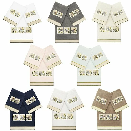 Linum Home Textiles Turkish Cotton Belinda 3-piece Embellished Towel Set Charcoal Linum Home Textiles Turkish Cotton Belinda 3-piece Embellished Towel Set Charcoal -Linum Home Textiles store unnamed file 6371