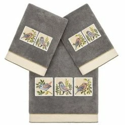 Linum Home Textiles Turkish Cotton Belinda 3-piece Embellished Towel Set Charcoal 8 Linum Home Textiles Turkish Cotton Belinda 3-piece Embellished Towel Set Charcoal -Linum Home Textiles store unnamed file 6372