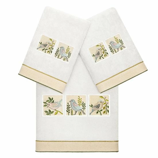 Linum Home Textiles Turkish Cotton Belinda 3-piece Embellished Towel Set Charcoal Linum Home Textiles Turkish Cotton Belinda 3-piece Embellished Towel Set Charcoal -Linum Home Textiles store unnamed file 6377