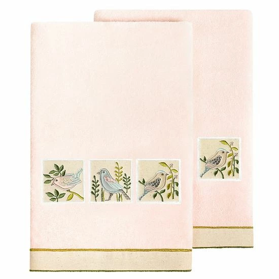 Linum Home Textiles Turkish Cotton Belinda 2-piece Embellished Bath Towel Set Cocoa Linum Home Textiles Turkish Cotton Belinda 2-piece Embellished Bath Towel Set Cocoa -Linum Home Textiles store unnamed file 6403