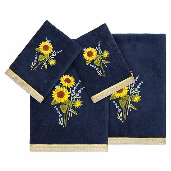 Linum Home Textiles Turkish Cotton Girasol 4-piece Embellished Towel Set Blush 11 Linum Home Textiles Turkish Cotton Girasol 4-piece Embellished Towel Set Blush - Image 11