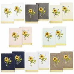 Linum Home Textiles Turkish Cotton Girasol 2-piece Embellished Hand Towel Set Cocoa 17 Linum Home Textiles Turkish Cotton Girasol 2-piece Embellished Hand Towel Set Cocoa -Linum Home Textiles store unnamed file 6473