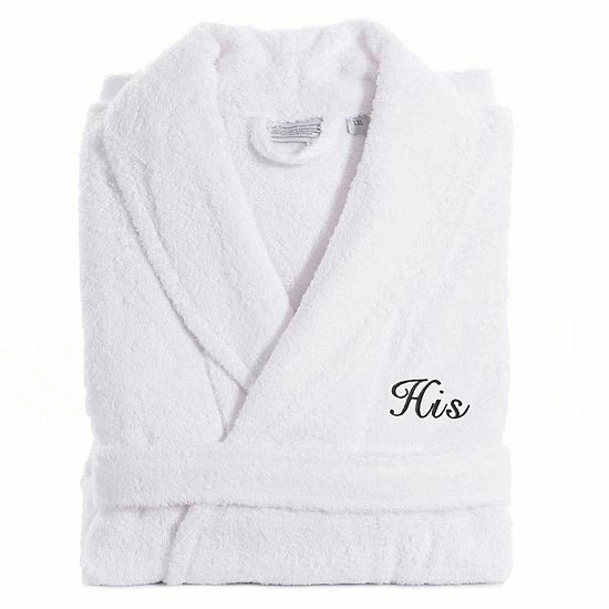 Men's Linum Home Textiles Turkish Cotton Embroidered ''His'' Terry Bathrobe Navy Men's Linum Home Textiles Turkish Cotton Embroidered ''His'' Terry Bathrobe Navy -Linum Home Textiles store unnamed file 6525