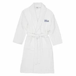 Men's Linum Home Textiles Turkish Cotton Embroidered ''His'' Terry Bathrobe Gold 2 Men's Linum Home Textiles Turkish Cotton Embroidered ''His'' Terry Bathrobe Gold -Linum Home Textiles store unnamed file 6529