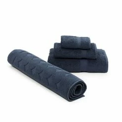 Linum Home Textiles 4-piece Turkish Cotton Sinemis Terry Bath Towel Set Navy 3 Linum Home Textiles 4-piece Turkish Cotton Sinemis Terry Bath Towel Set Navy -Linum Home Textiles store unnamed file 6582