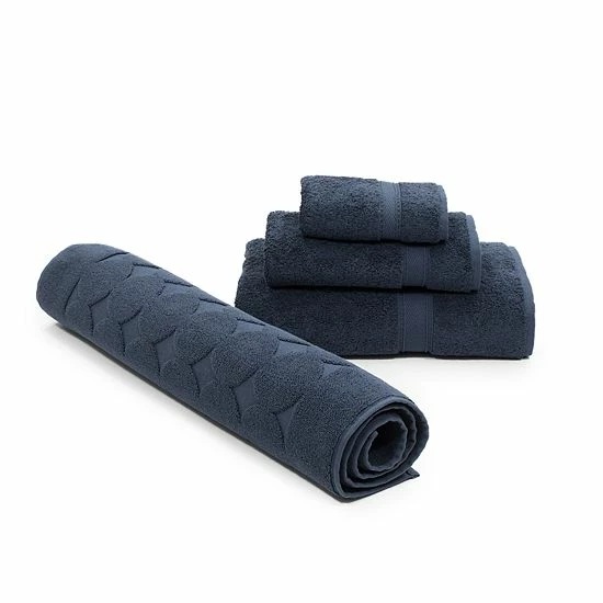Linum Home Textiles 4-piece Turkish Cotton Sinemis Terry Bath Towel Set Navy Linum Home Textiles 4-piece Turkish Cotton Sinemis Terry Bath Towel Set Navy -Linum Home Textiles store unnamed file 6582