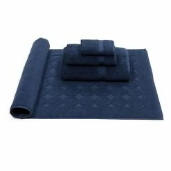 Linum Home Textiles 4-piece Turkish Cotton Sinemis Terry Bath Towel Set Navy 7 Linum Home Textiles 4-piece Turkish Cotton Sinemis Terry Bath Towel Set Navy -Linum Home Textiles store unnamed file 6586
