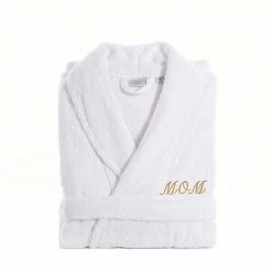 Linum Home Textiles "Mom" Embroidered Cotton Terry Bathrobe Navy Embroidery 5 Linum Home Textiles "Mom" Embroidered Cotton Terry Bathrobe Navy Embroidery -Linum Home Textiles store unnamed file 6628