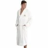 Linum Home Textiles ''Mr.'' Terry Bathrobe White Gold