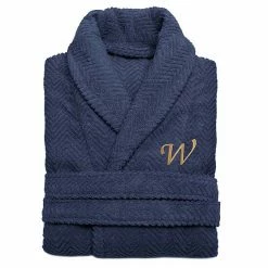 Linum Home Textiles Turkish Cotton Personalized Herringbone Weave Bathrobe -Linum Home Textiles store unnamed file 668