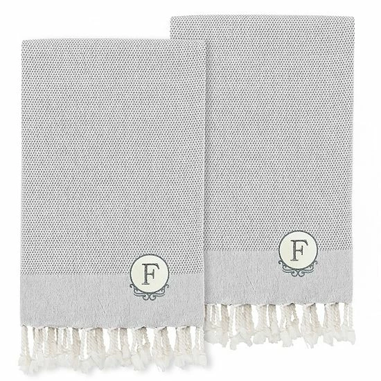 Linum Home Textiles Turkish Cotton Personalized Fun In Paradise Pestemal 2-pack Hand Towel Set 19 Linum Home Textiles Turkish Cotton Personalized Fun In Paradise Pestemal 2-pack Hand Towel Set - Image 19