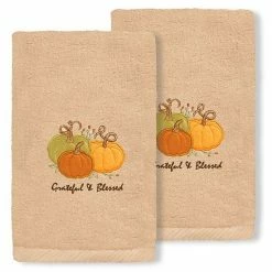 Linum Home Textiles Grateful & Blessed Embroidered Luxury Turkish Cotton 2-pack Hand Towel Set White 4 Linum Home Textiles Grateful & Blessed Embroidered Luxury Turkish Cotton 2-pack Hand Towel Set White -Linum Home Textiles store unnamed file 6745