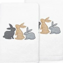 Linum Home Textiles Bunny Row Embroidered Luxury Turkish Cotton 2-pack Hand Towel Set Sand 2 Linum Home Textiles Bunny Row Embroidered Luxury Turkish Cotton 2-pack Hand Towel Set Sand -Linum Home Textiles store unnamed file 6757