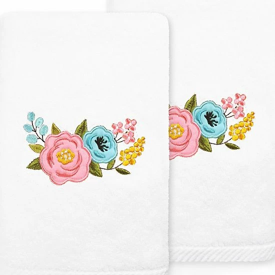 Linum Home Textiles Primavera Embroidered Luxury Turkish Cotton 2-pack Hand Towel Set White Linum Home Textiles Primavera Embroidered Luxury Turkish Cotton 2-pack Hand Towel Set White -Linum Home Textiles store unnamed file 6766