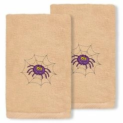 Linum Home Textiles Spider Embroidered Luxury Turkish Cotton 2-pack Hand Towel Set Sand 3 Linum Home Textiles Spider Embroidered Luxury Turkish Cotton 2-pack Hand Towel Set Sand -Linum Home Textiles store unnamed file 6777