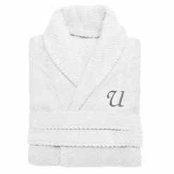 Linum Home Textiles Turkish Cotton Personalized Herringbone Weave Bathrobe -Linum Home Textiles store unnamed file 679