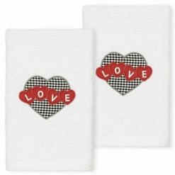 Linum Home Textiles Love Hearts Embroidered Luxury Turkish 2-pack Cotton Hand Towels Set White 3 Linum Home Textiles Love Hearts Embroidered Luxury Turkish 2-pack Cotton Hand Towels Set White -Linum Home Textiles store unnamed file 6790
