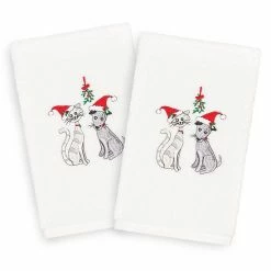Linum Home Textiles Christmas 2-pack Cute Couple Embroidered Luxury Turkish Cotton Hand Towels Sand 4 Linum Home Textiles Christmas 2-pack Cute Couple Embroidered Luxury Turkish Cotton Hand Towels Sand -Linum Home Textiles store unnamed file 6833