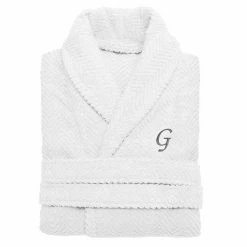 Linum Home Textiles Turkish Cotton Personalized Herringbone Weave Bathrobe -Linum Home Textiles store unnamed file 686