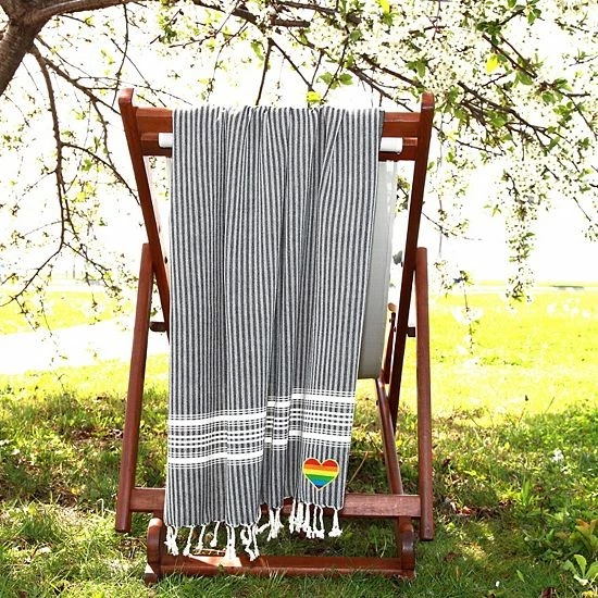 Linum Home Textiles Turkish Cotton Luxe Herringbone Cheerful Rainbow Heart Pestemal Beach Towel Beige Linum Home Textiles Turkish Cotton Luxe Herringbone Cheerful Rainbow Heart Pestemal Beach Towel Beige -Linum Home Textiles store unnamed file 6877