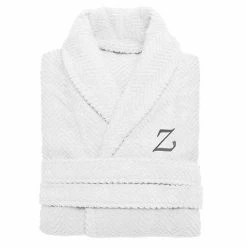 Linum Home Textiles Turkish Cotton Personalized Herringbone Weave Bathrobe -Linum Home Textiles store unnamed file 688
