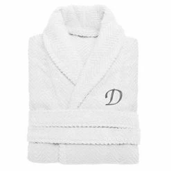 Linum Home Textiles Turkish Cotton Personalized Herringbone Weave Bathrobe -Linum Home Textiles store unnamed file 689