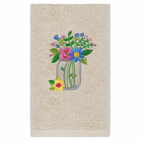 Linum Home Textiles Country Bouquet Embroidered Luxury Turkish Cotton Hand Towel White Linum Home Textiles Country Bouquet Embroidered Luxury Turkish Cotton Hand Towel White -Linum Home Textiles store unnamed file 6901