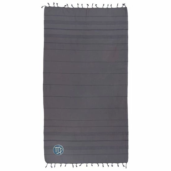 Linum Home Textiles Turkish Cotton Summer Fun Horoscope Virgo Pestemal Beach Towel Gray Virgo Linum Home Textiles Turkish Cotton Summer Fun Horoscope Virgo Pestemal Beach Towel Gray Virgo -Linum Home Textiles store unnamed file 6920