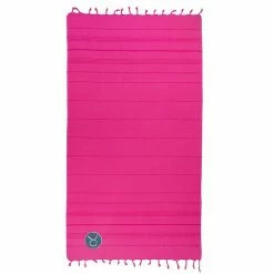 Linum Home Textiles Turkish Cotton Summer Fun Horoscope Taurus Pestemal Beach Towel Pink Taurus -Linum Home Textiles store unnamed file 6928