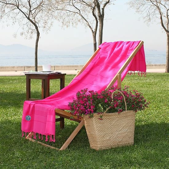 Linum Home Textiles Turkish Cotton Summer Fun Horoscope Aries Pestemal Beach Towel White Aries 2 Linum Home Textiles Turkish Cotton Summer Fun Horoscope Aries Pestemal Beach Towel White Aries - Image 2