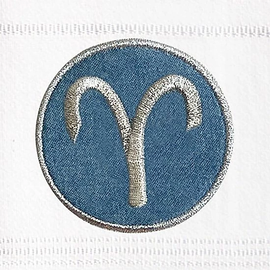 Linum Home Textiles Turkish Cotton Summer Fun Horoscope Aries Pestemal Beach Towel White Aries 4 Linum Home Textiles Turkish Cotton Summer Fun Horoscope Aries Pestemal Beach Towel White Aries - Image 4